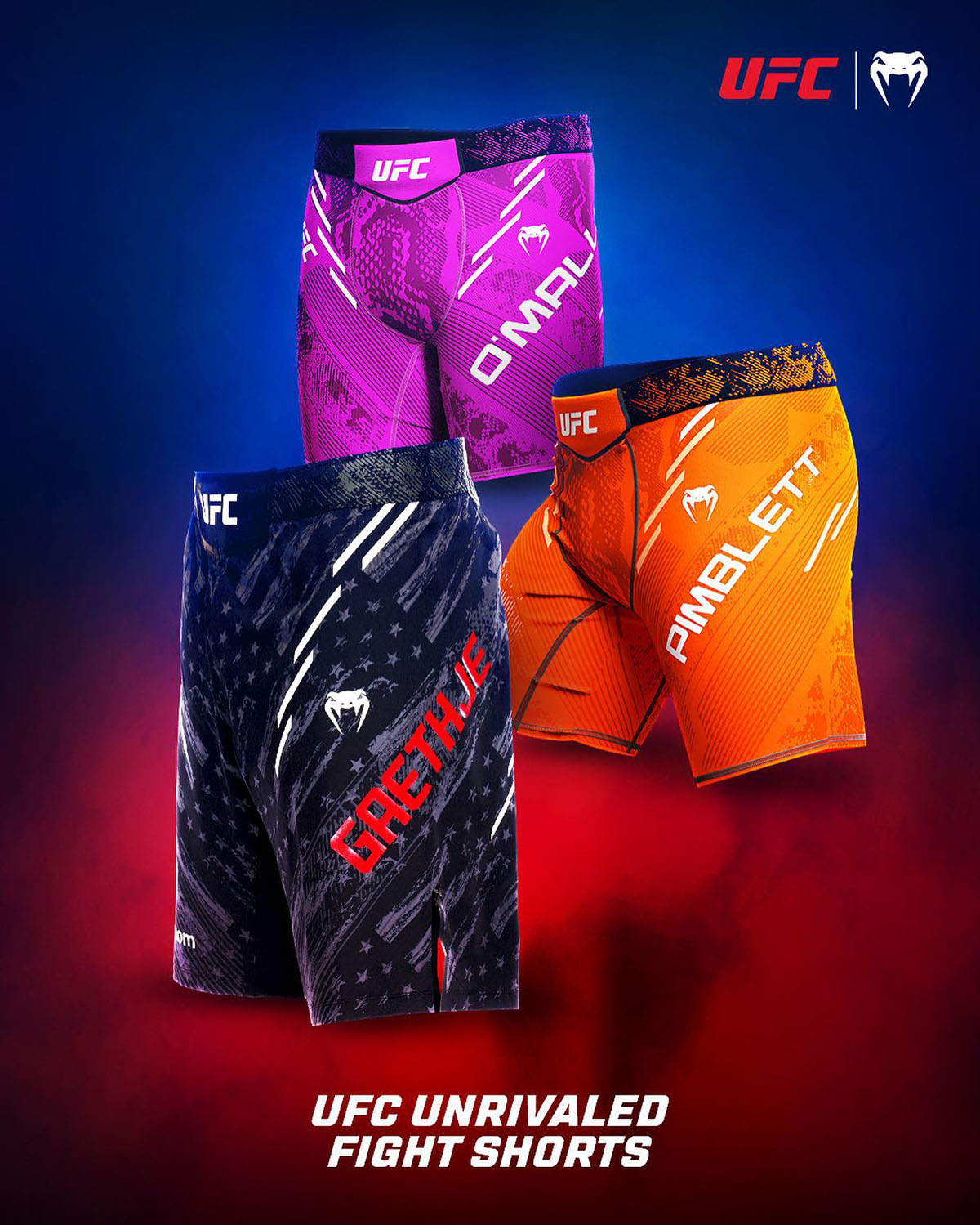 UFC 324 Merchandise Shirts Fight Shorts Apparel Fight Gear