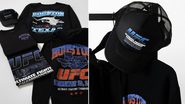 UFC Fight Night Houston Apparel Shirts Hats Gear Merchandise